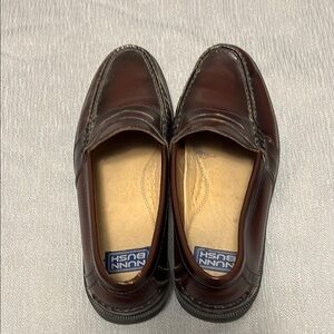 Nunn Bush Brown Leather Moccasin Slip-On Loafers